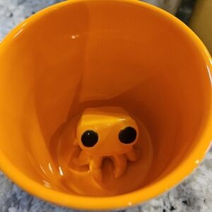 Orange Octopus Curiosity Box Mug